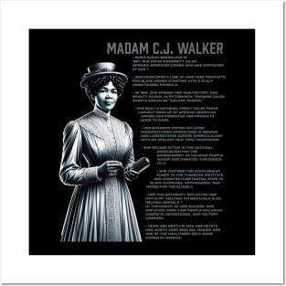 Madam CJ Walker Posters and Art